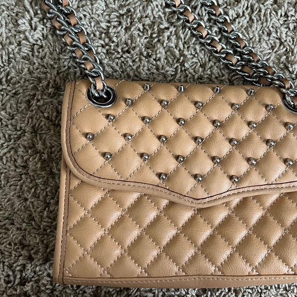 REBECCA MINKOFF Quilted Affair Studded Crossbody Bag - Picture 11 of 13